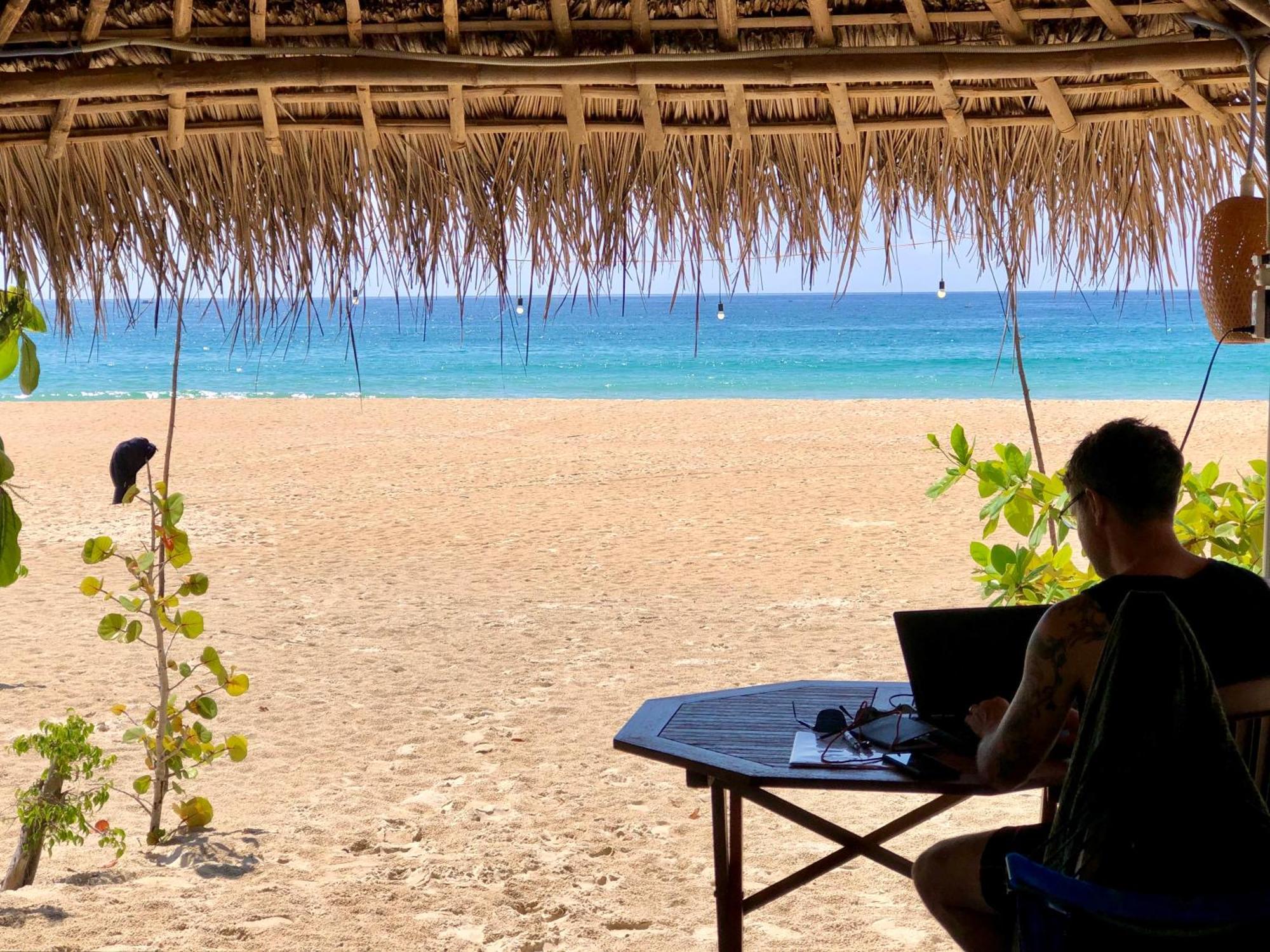 Robinson Beach Bungalow Vinh Hoa المظهر الخارجي الصورة